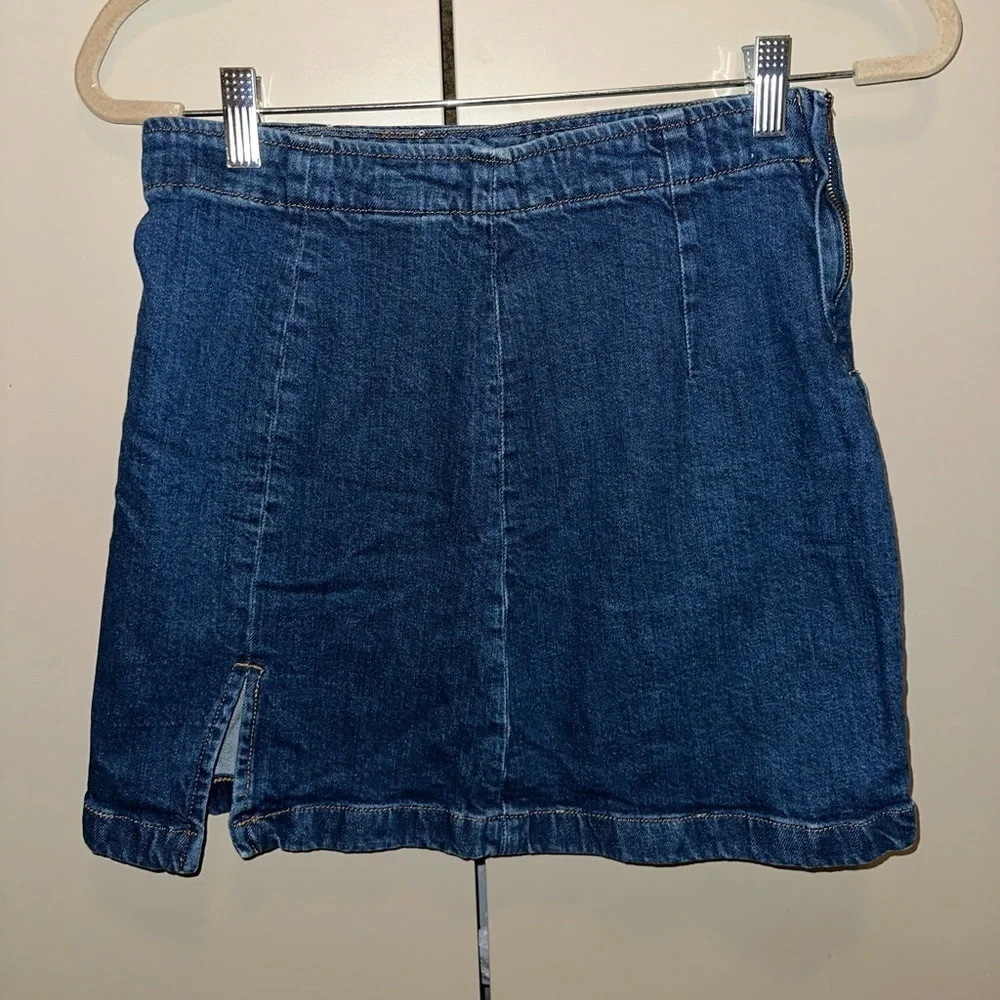 Reformation Freda high waist denim miniskirt size 28